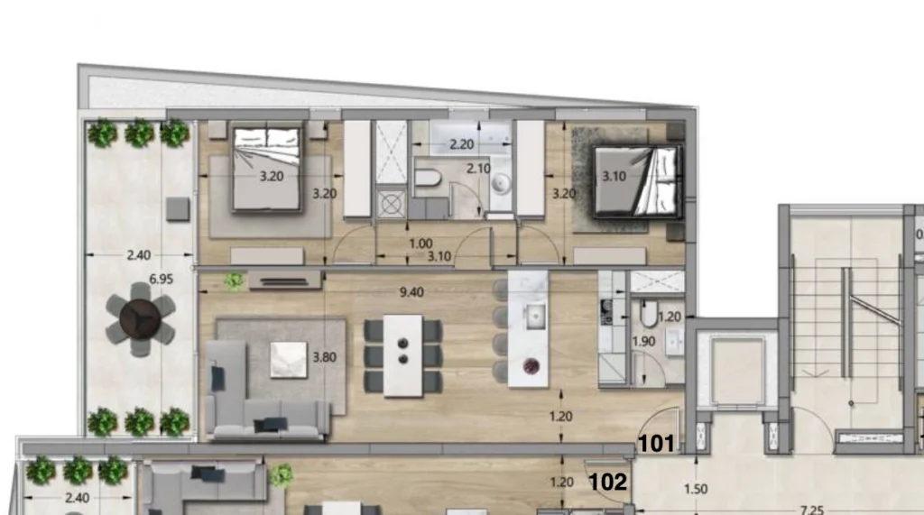 2 Bedroom Apartment for Sale in Limassol – Agios Spyridon