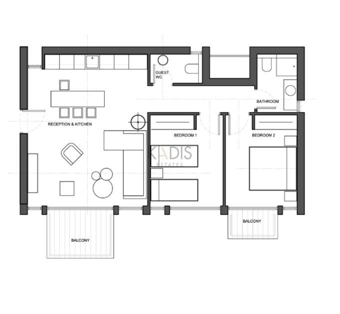 2 Bedroom Apartment for Sale in Protaras, Famagusta District