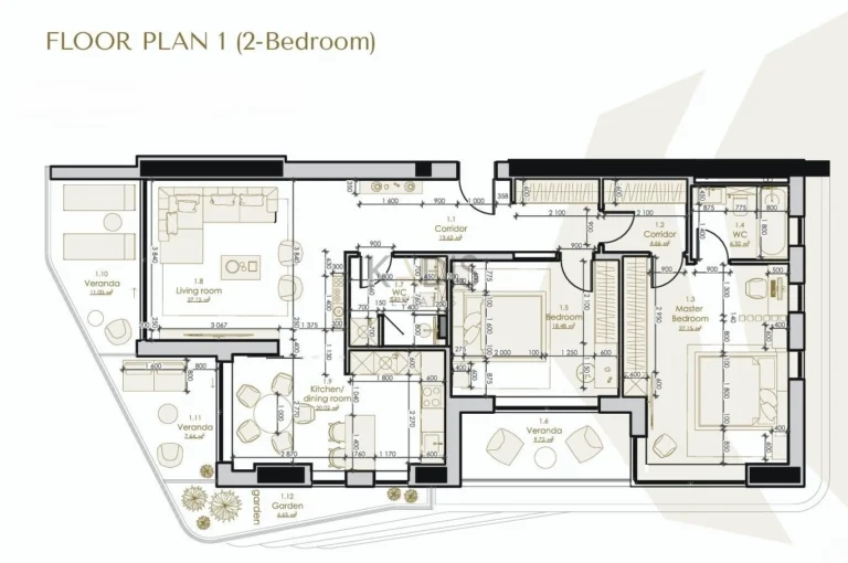 1 Bedroom Apartment for Sale in Potamos Germasogeias, Limassol District