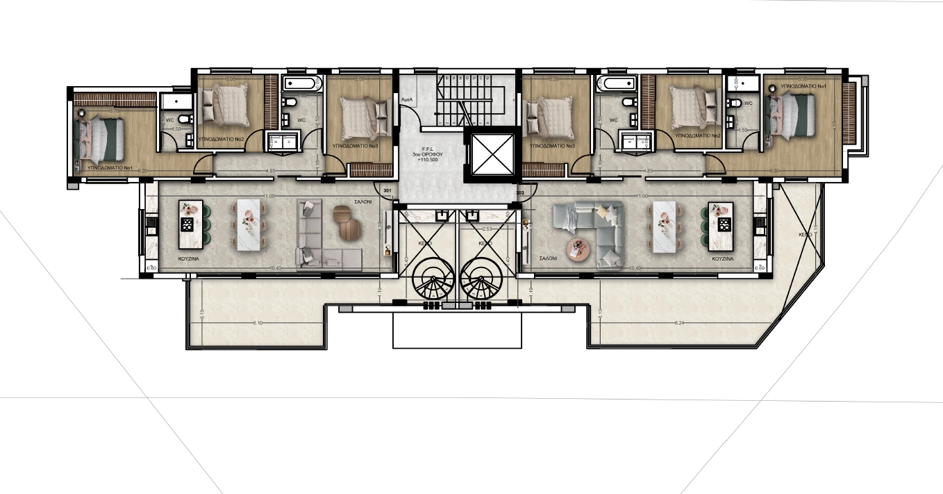 3 Bedroom Apartment for Sale in Limassol – Agios Athanasios