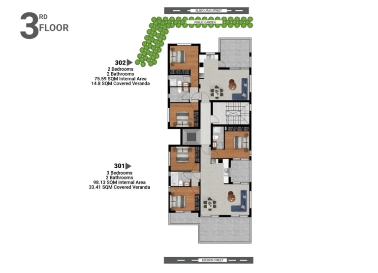 3 Bedroom Apartment for Sale in Limassol – Agios Athanasios