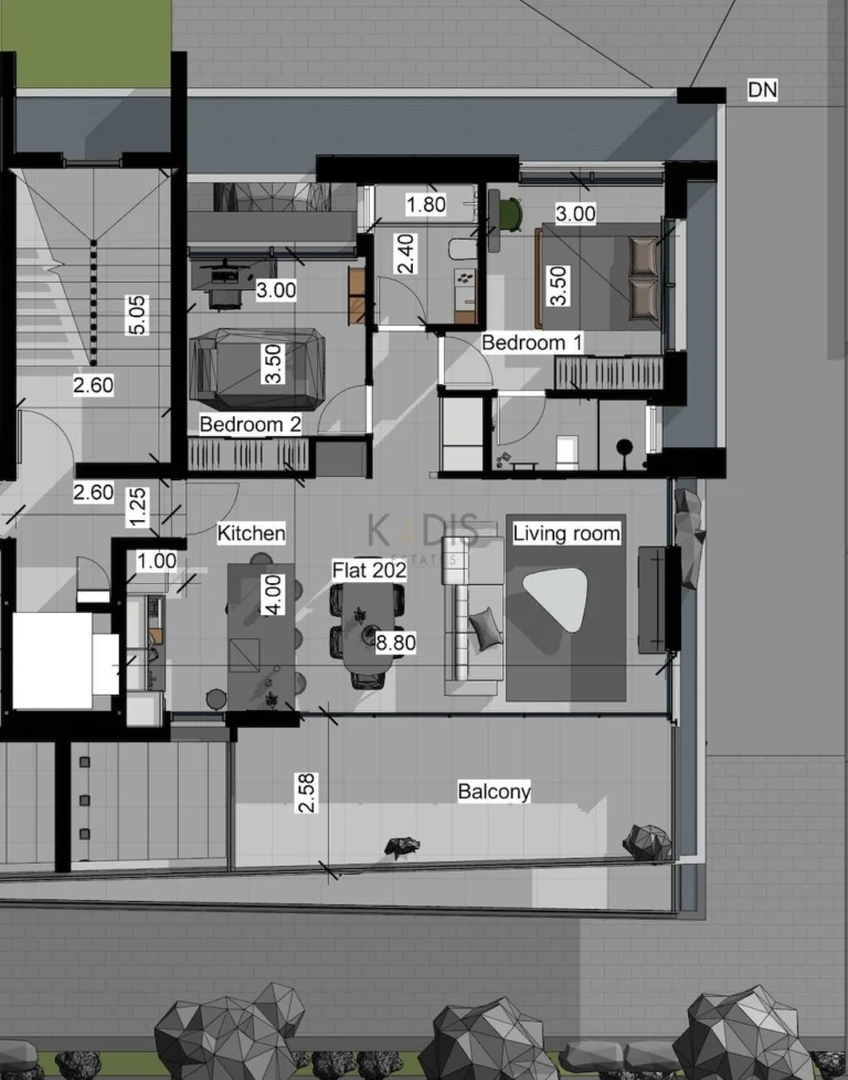 2 Bedroom Apartment for Sale in Limassol – Agia Fyla