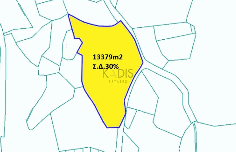 13,379m² Plot for Sale in Parekklisia, Limassol District