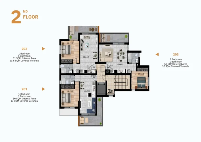1 Bedroom Apartment for Sale in Limassol – Zakaki