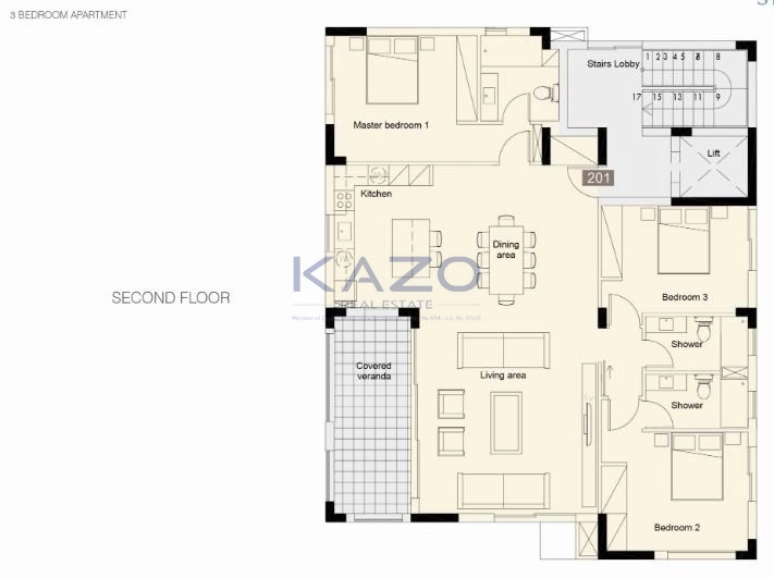 3 Bedroom Apartment for Sale in Paphos – Agios Theodoros