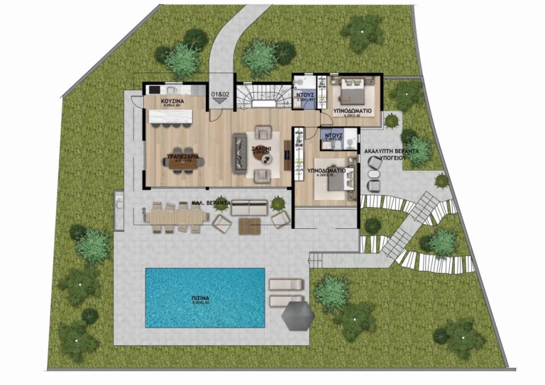3 Bedroom House for Sale in Pegeia, Paphos District