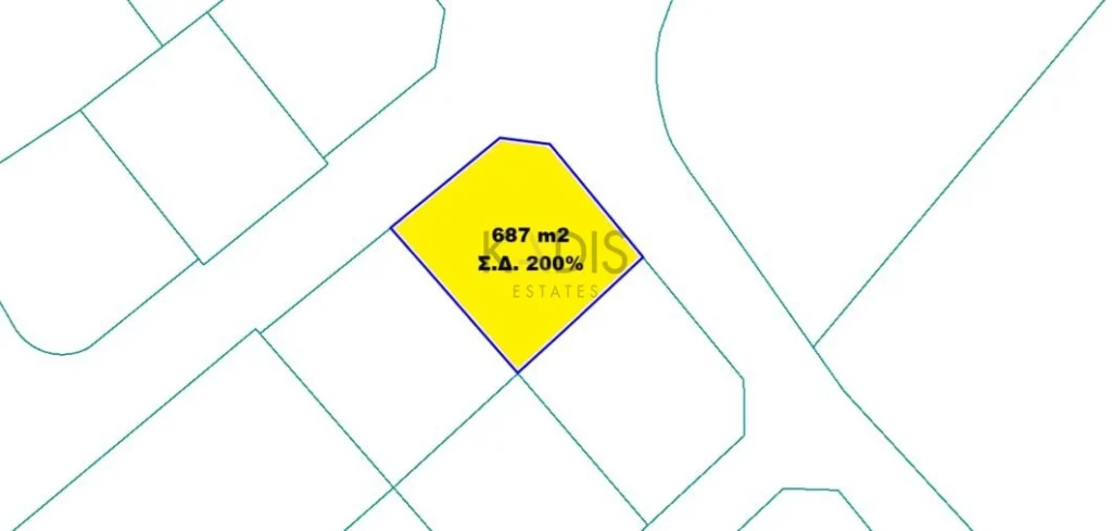 687m² Plot for Sale in Nicosia – Agios Antonios