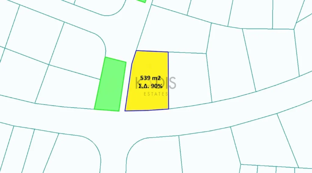 539m² Plot for Sale in Nicosia District
