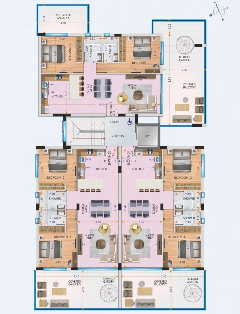 2 Bedroom Apartment for Sale in Aradippou, Larnaca District