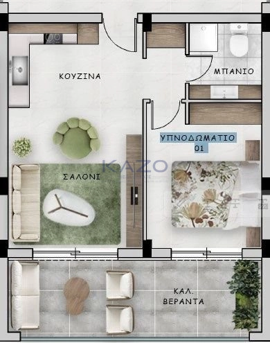 1 Bedroom Apartment for Sale in Ypsonas, Limassol District