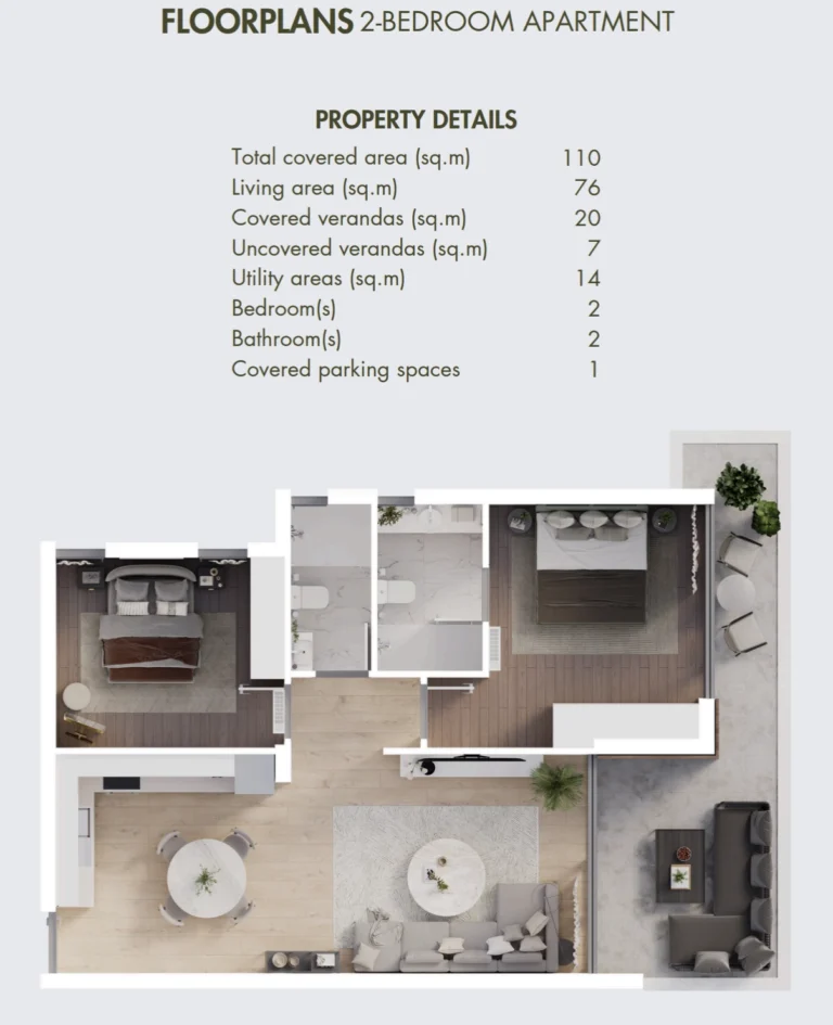 3 Bedroom Apartment for Sale in Livadia Larnakas, Larnaca District