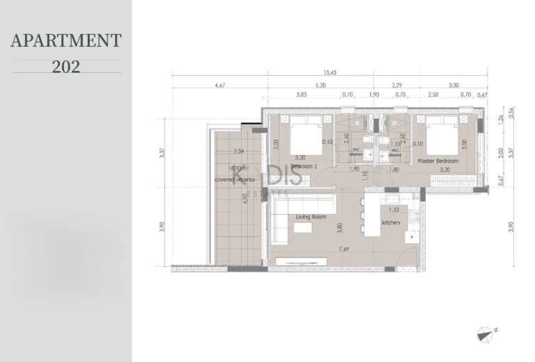 2 Bedroom Apartment for Sale in Limassol – Agia Fyla