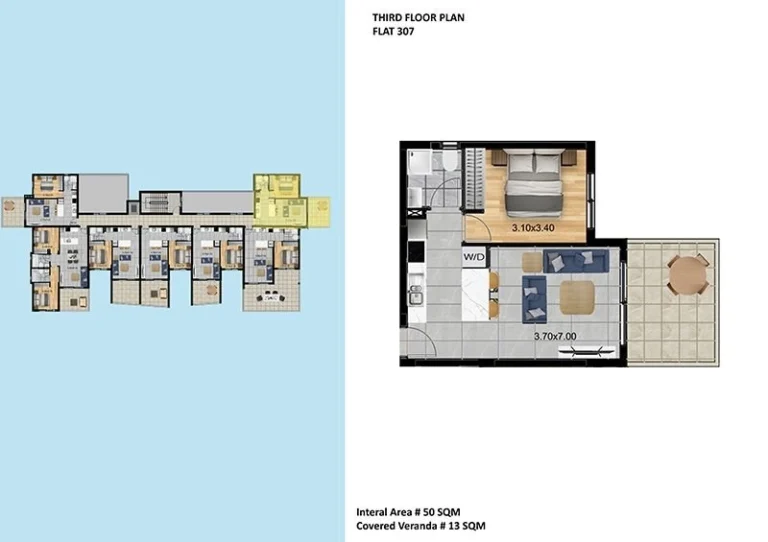 1 Bedroom Apartment for Sale in Limassol – Agios Athanasios