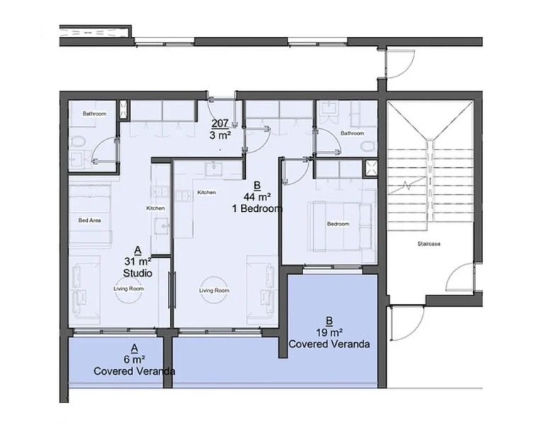 2 Bedroom Apartment for Sale in Limassol – Katholiki