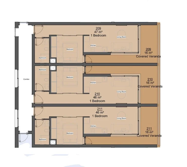 1 Bedroom Apartment for Sale in Limassol – Katholiki
