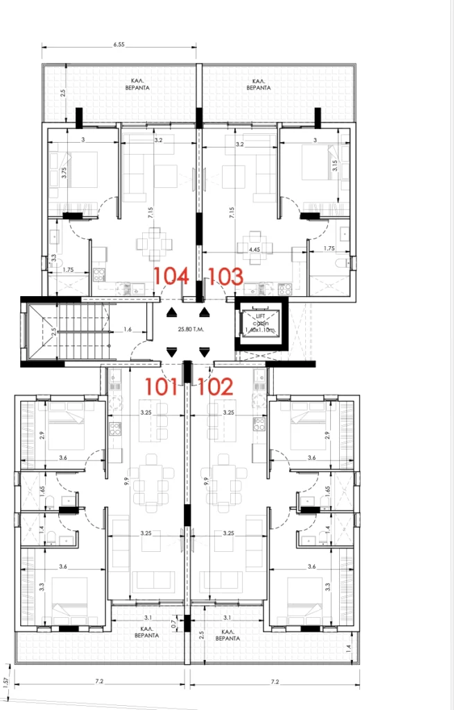 2 Bedroom Apartment for Sale in Agios Dometios, Nicosia District