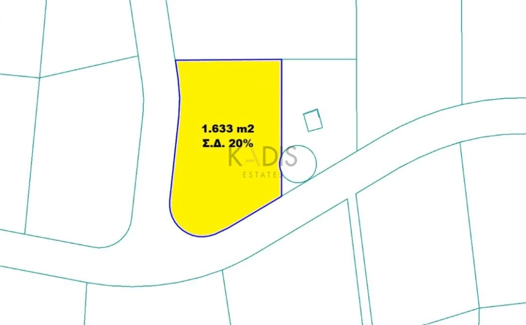 1,633m² Plot for Sale in Kornos, Larnaca District