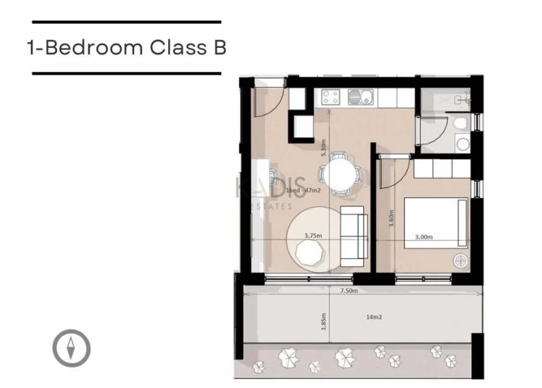 1 Bedroom Apartment for Sale in Engomi, Nicosia District