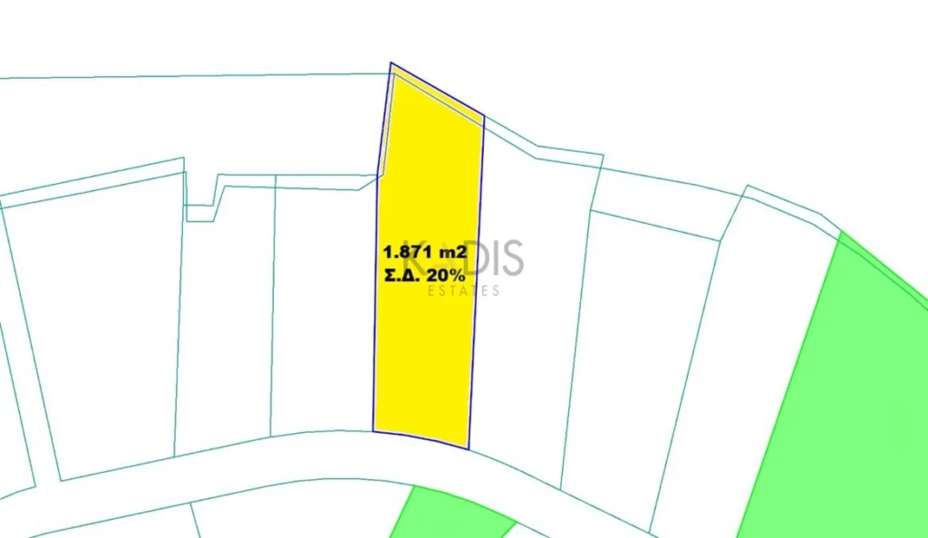 1,871m² Plot for Sale in Kornos, Larnaca District
