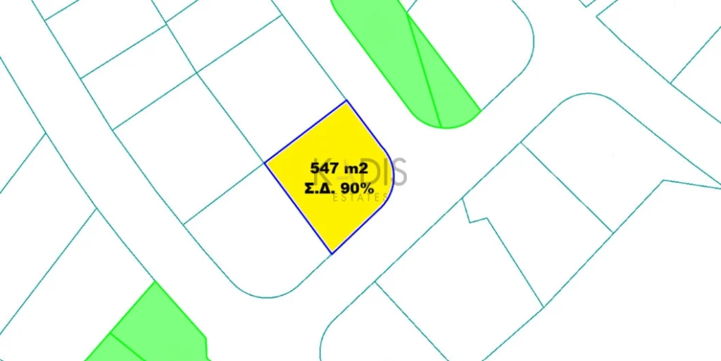 547m² Plot for Sale in Dali, Nicosia District