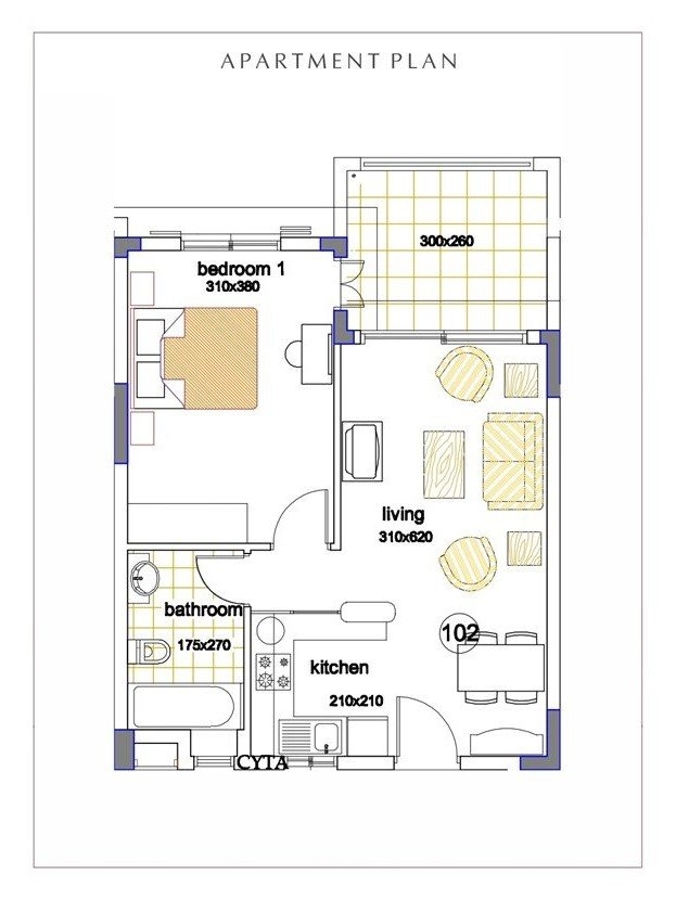 1 Bedroom Apartment for Sale in Mandria, Paphos District