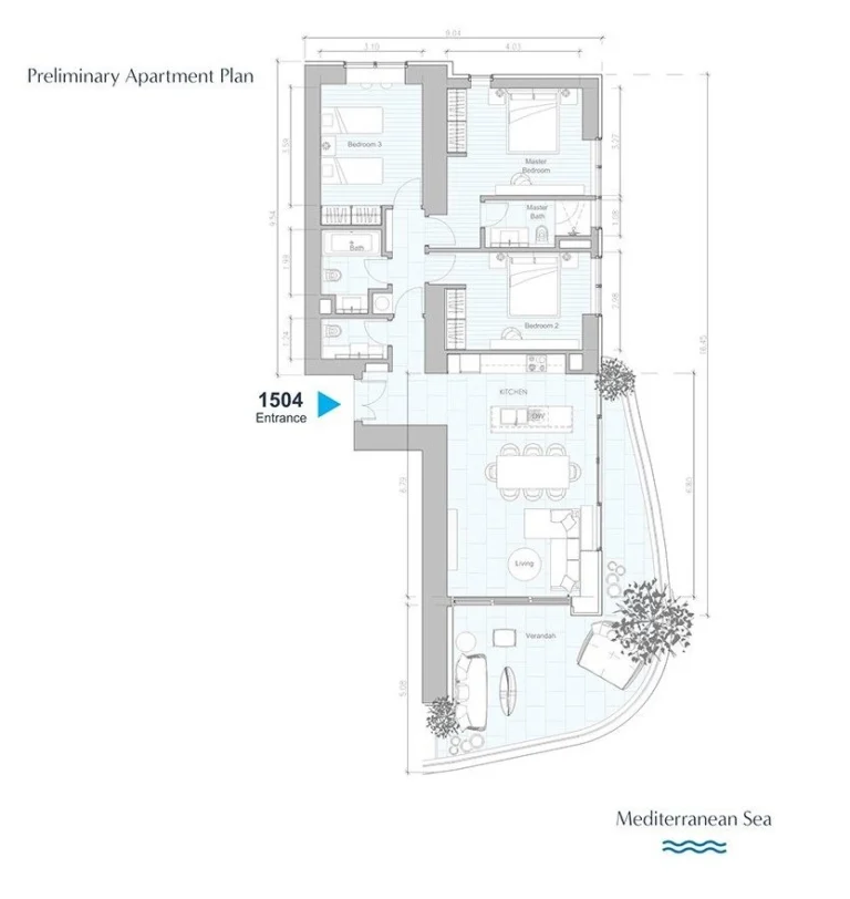 3 Bedroom Apartment for Sale in Nicosia – Agios Ioannis, Limassol District