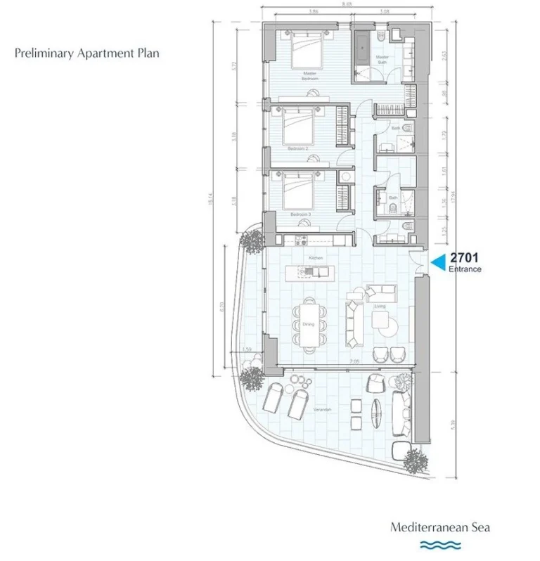 3 Bedroom Apartment for Sale in Nicosia – Agios Ioannis, Limassol District