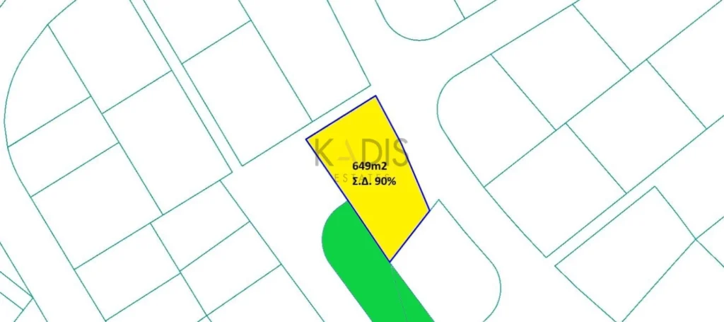 649m² Plot for Sale in Dali, Nicosia District