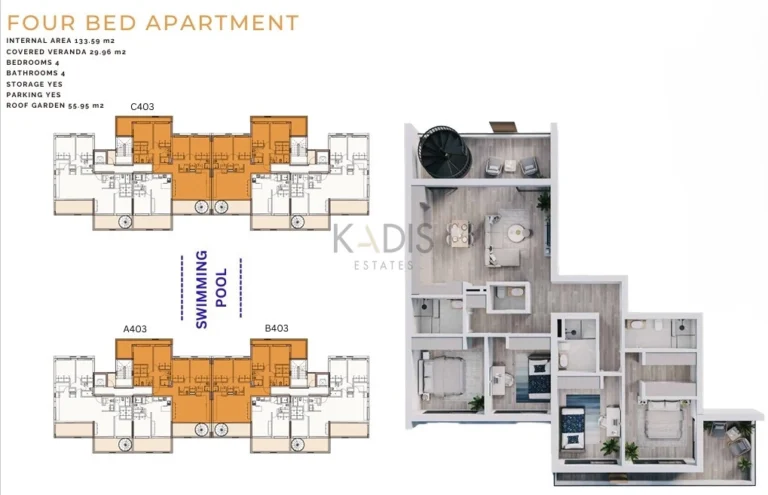 1 Bedroom Apartment for Sale in Limassol – Zakaki