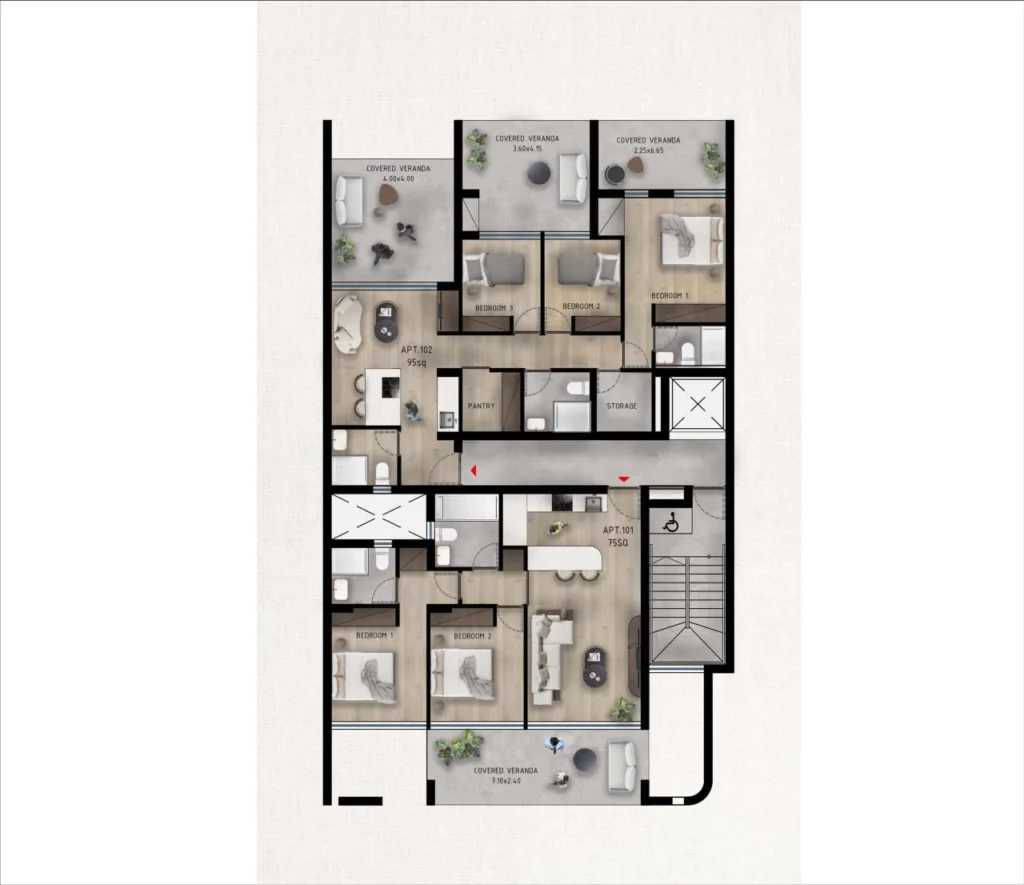 3 Bedroom Apartment for Sale in Limassol – Agios Spyridon