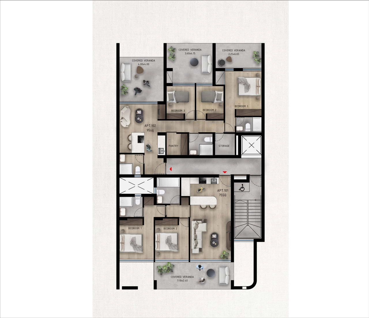 3 Bedroom Apartment for Sale in Limassol – Agios Spyridon
