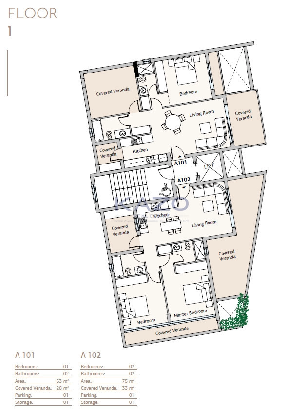 1 Bedroom Apartment for Sale in Limassol District