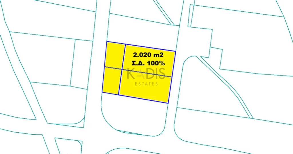 2,020m² Plot for Sale in Dali, Nicosia District