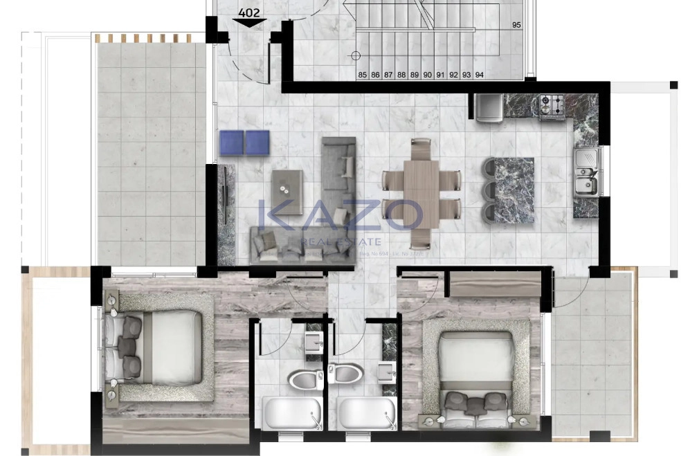 2 Bedroom Apartment for Rent in Limassol – Mesa Geitonia