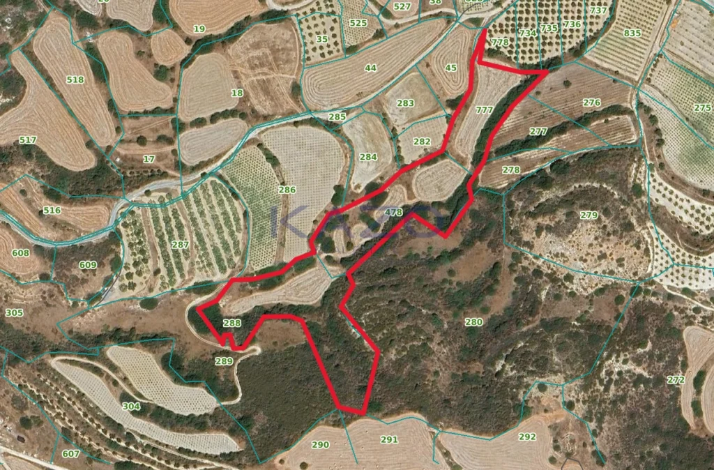 21,012m² Plot for Sale in Pissouri, Limassol District