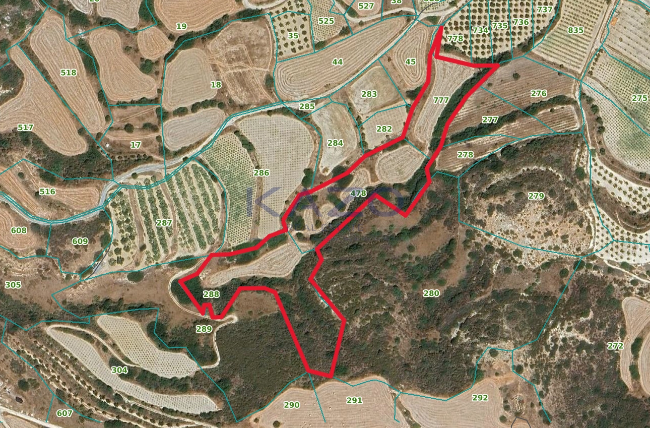 21,012m² Plot for Sale in Pissouri, Limassol District
