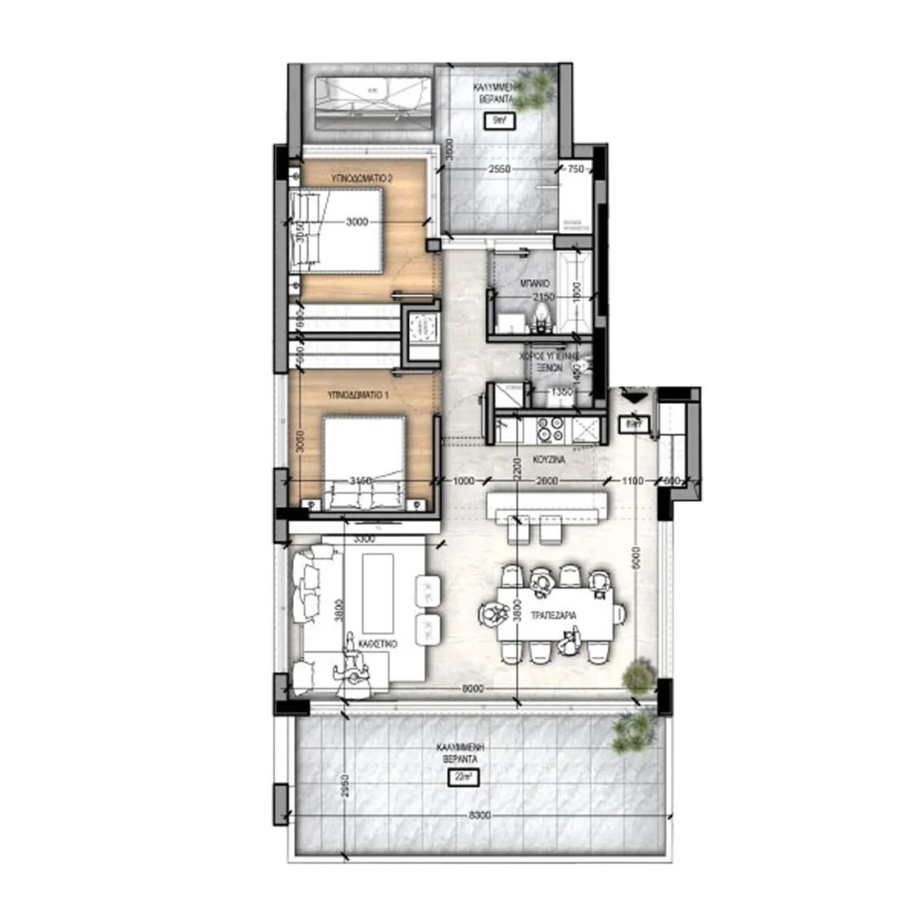 1 Bedroom Apartment for Sale in Germasogeia, Limassol District