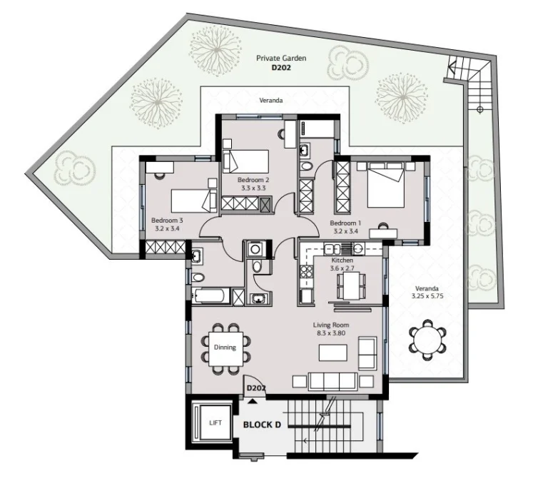 3 Bedroom Apartment for Sale in Germasogeia, Limassol District