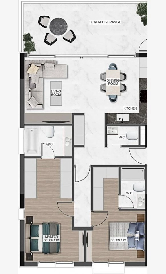 2 Bedroom Apartment for Sale in Limassol – Mesa Geitonia