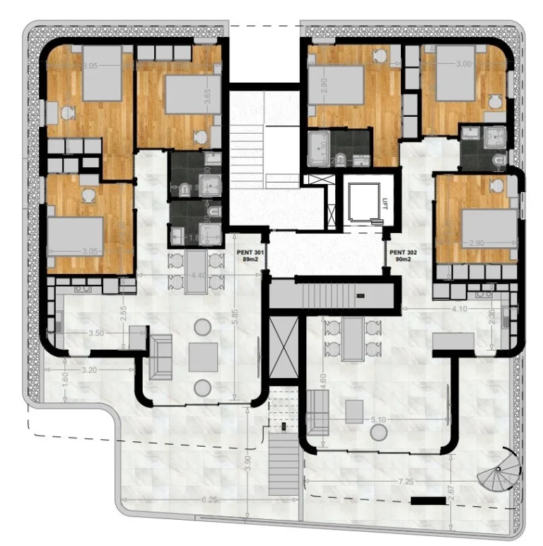 3 Bedroom Apartment for Sale in Limassol – Zakaki