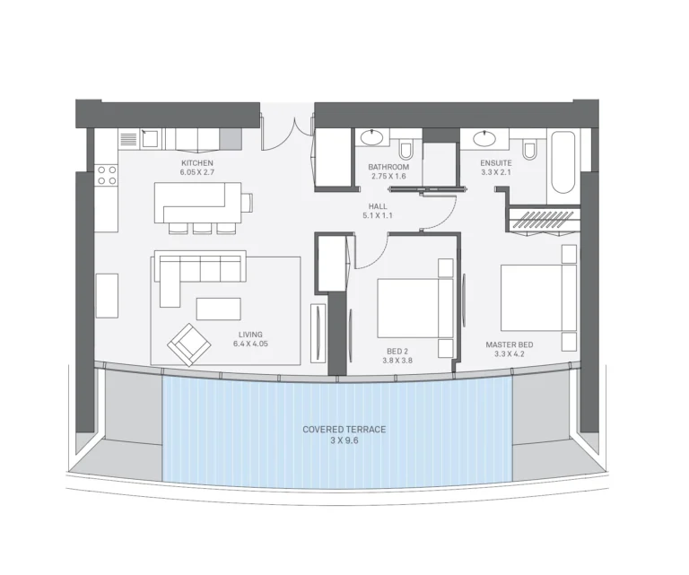 2 Bedroom Apartment for Sale in Limassol – Neapolis