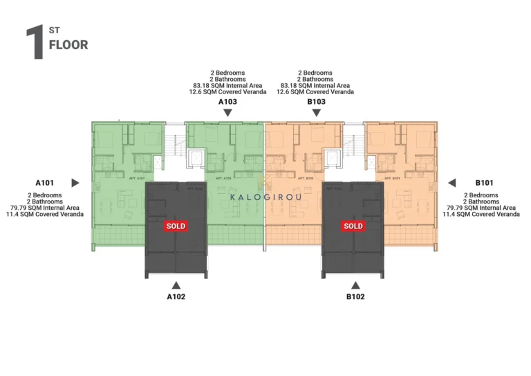 2 Bedroom Apartment for Sale in Livadia Larnakas, Larnaca District
