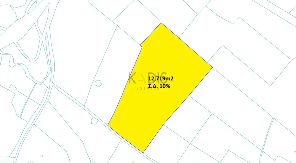 12,719m² Plot for Sale in Dali, Nicosia District
