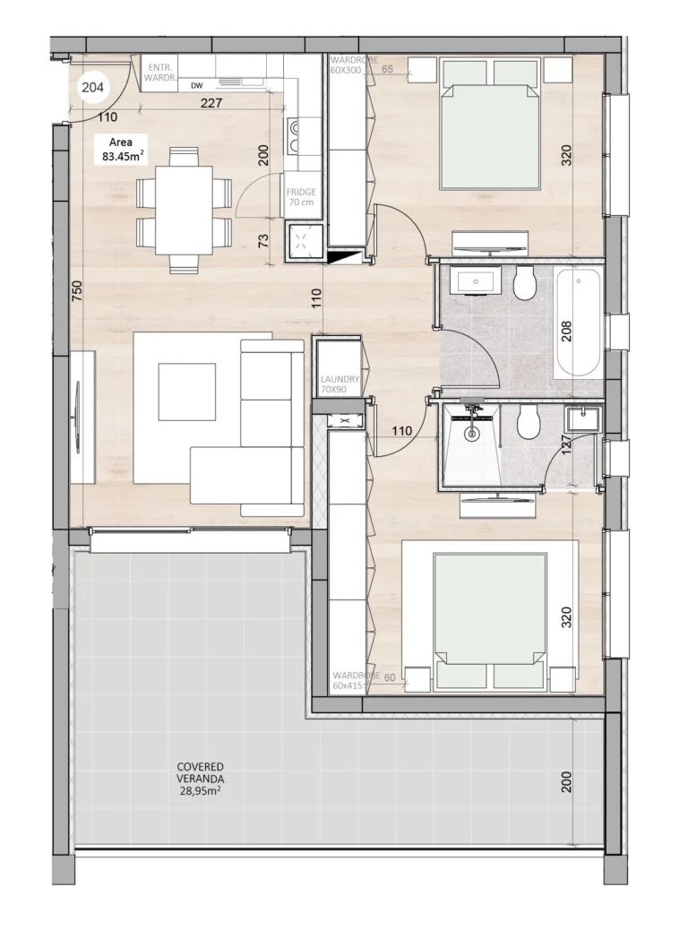 2 Bedroom Apartment for Sale in Limassol – Kapsalos