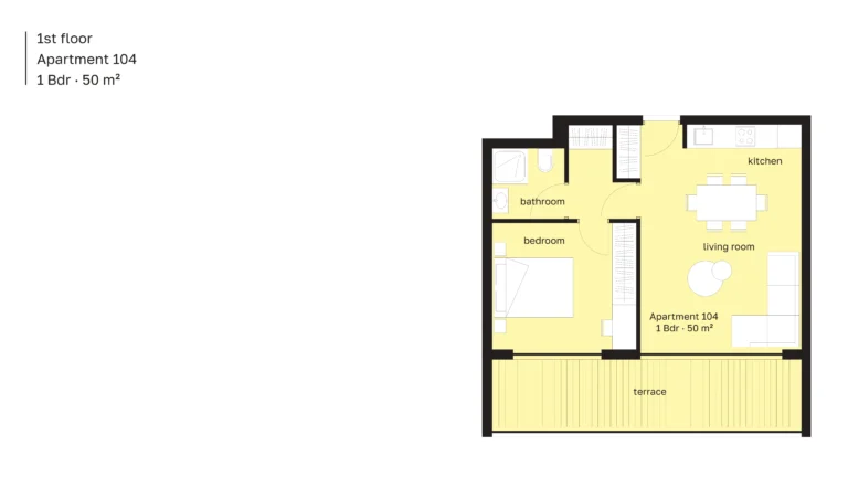 1 Bedroom Apartment for Sale in Nicosia – Agios Ioannis, Limassol District