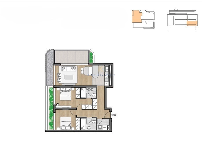2 Bedroom Apartment for Sale in Livadia Larnakas, Larnaca District