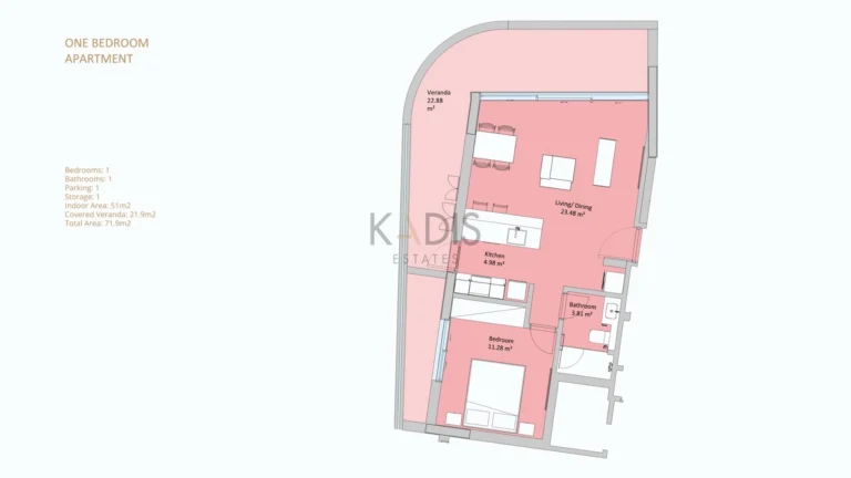 1 Bedroom Apartment for Sale in Limassol District