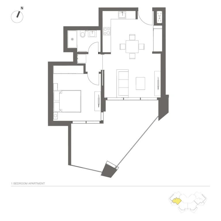 1 Bedroom Apartment for Sale in Potamos Germasogeias, Limassol District