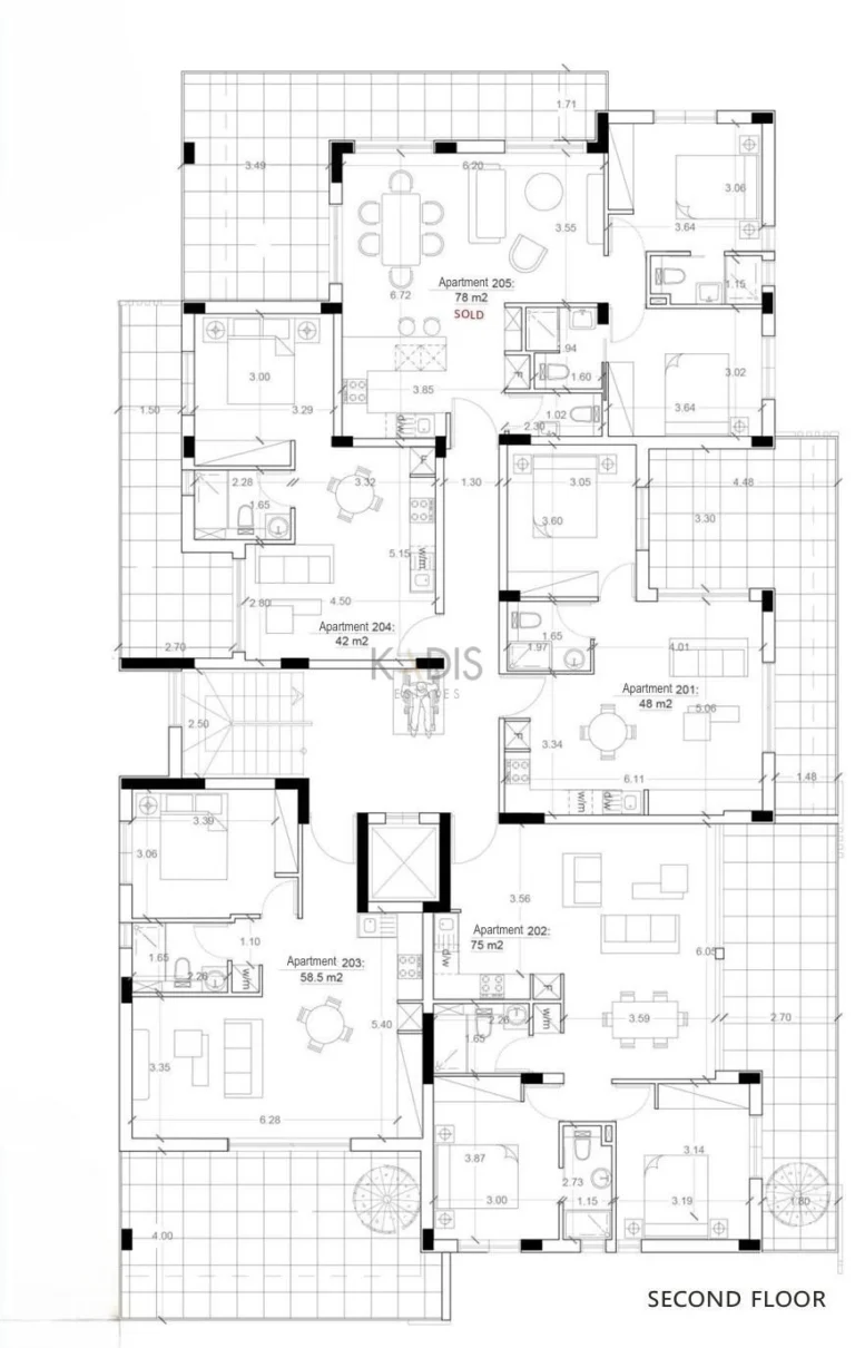 42m² Apartment for Sale in Strovolos, Nicosia District