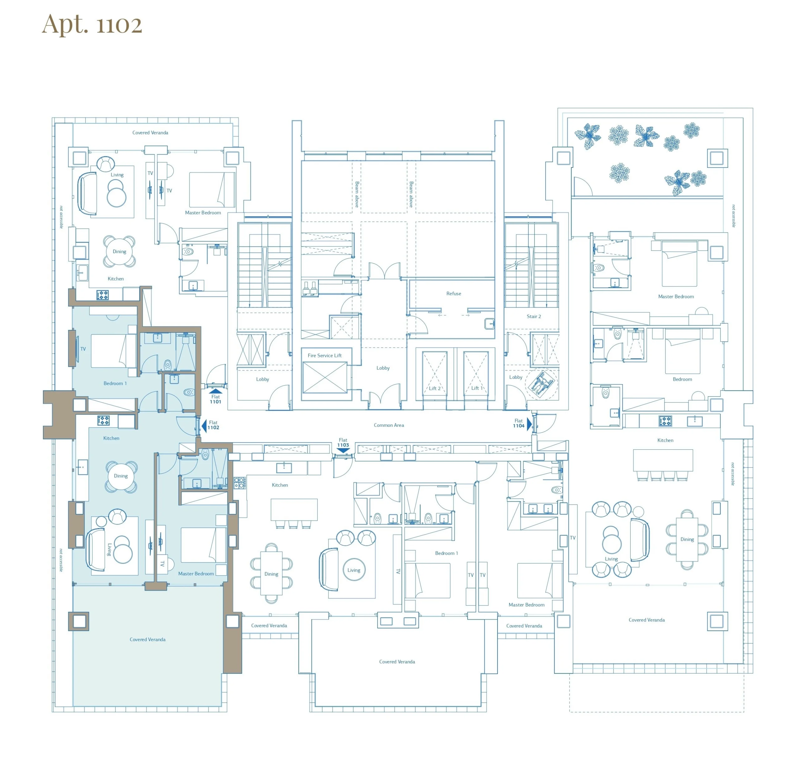 2 Bedroom Apartment for Rent in Agios Tychonas, Limassol District